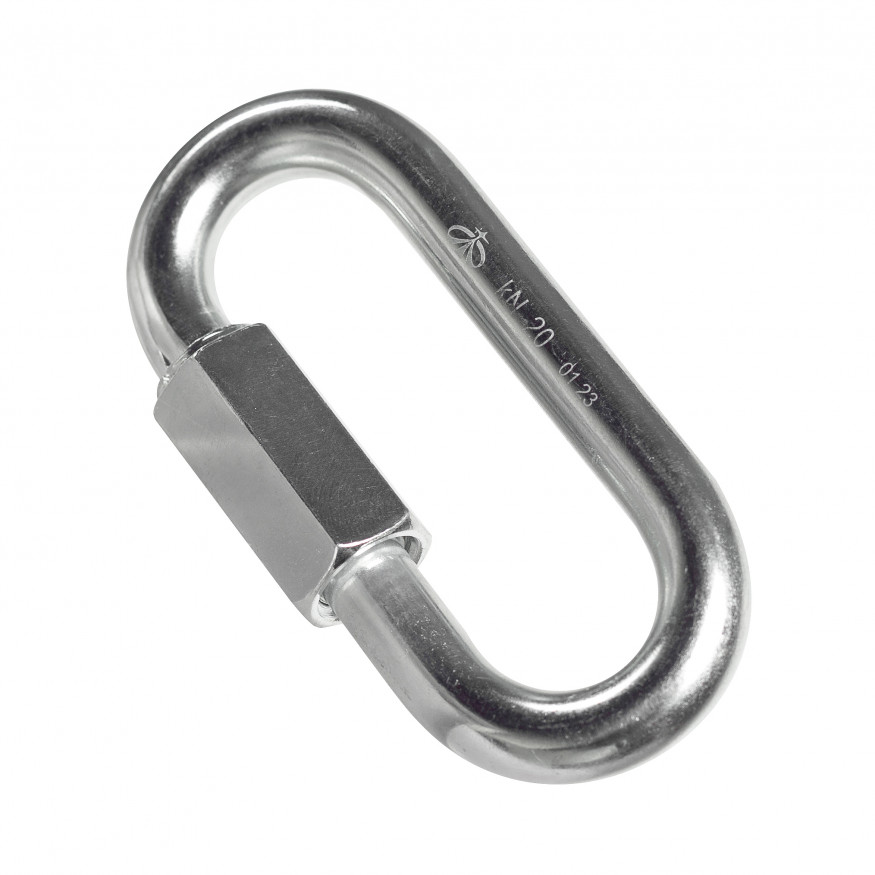 Карабин овальный резьбовой, диаметр, 10 мм цинк