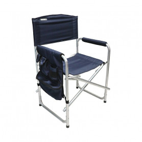 Кресло складное 585x450x825 мм, с карманом на подлокотнике, Следопыт, алюминий