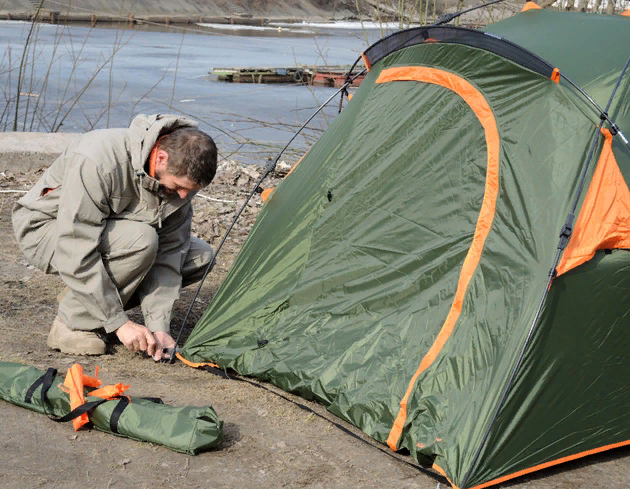 Палатка Envision 2 PRO, автоматическая, зеленый цвет