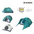 Палатка Talberg Malm 3, зеленый цвет
