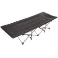 Раскладушка кемпинговая складная 188*66*41 см, черный