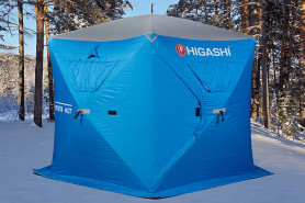 Палатка зимняя Higashi Penta Hot DC (трехслойная, два слоя утеплителя, пятистенная)