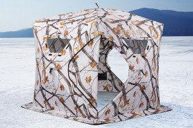 Палатка зимняя Higashi Winter Camo Penta Hot (трехслойная, два слоя утеплителя, пятистенная)