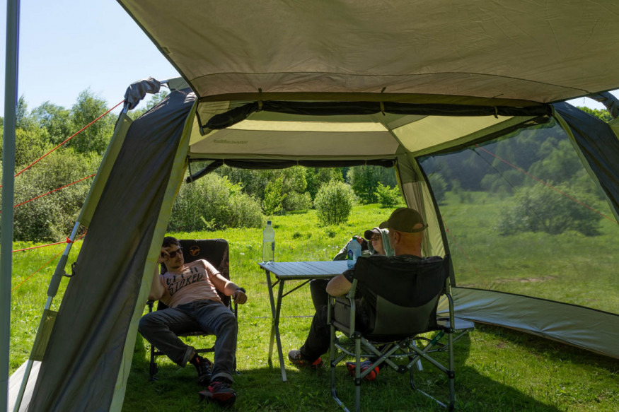 Шатёр автомат Fortuna 350 Solar Control Premium (8 человек), Maverick