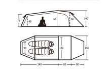 Палатка Naturehike Opalus 2-местная
