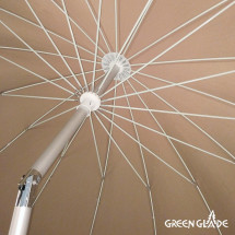 Зонт садовый (d=2.4m) темно-бежевый, A2071, Green Glade