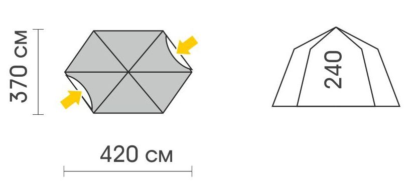 Шатер кемпинговый Talberg Arbour